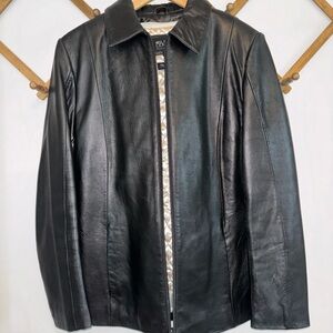 Wilsons Leather Black Classic Leather Jacket